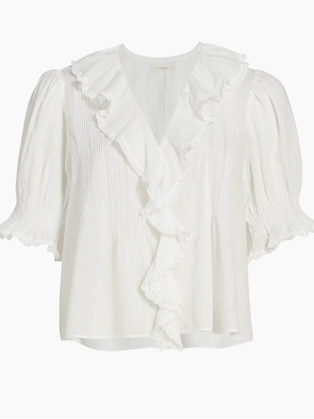 Doen Henri Top in White
